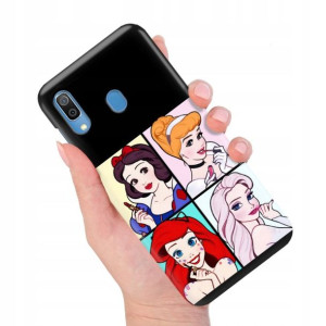 Etui MATOWE Czarne do SAMSUNG A30 Modne Top Wzory