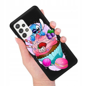 Etui MATOWE Czarne do SAMSUNG A52 5G Modne Wzory