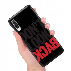 Etui MATOWE Czarne do SAMSUNG A70 Modne Top Wzory