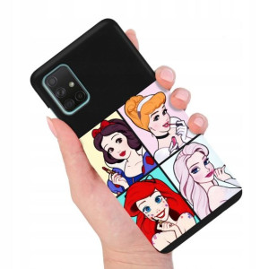 Etui MATOWE Czarne do SAMSUNG A71 Modne Top Wzory