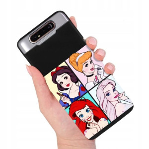 Etui MATOWE Czarne do SAMSUNG A80 Modne Top Wzory
