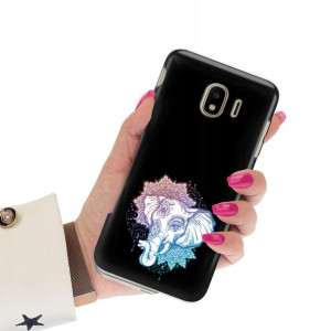 Etui Matowe Czarne do SAMSUNG J4 2018 Case Wzory