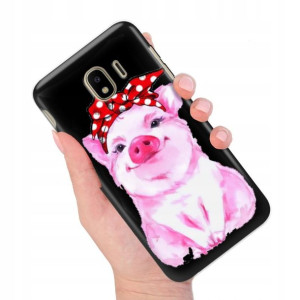 Etui MATOWE Czarne do SAMSUNG J4 2018 Modne Wzory