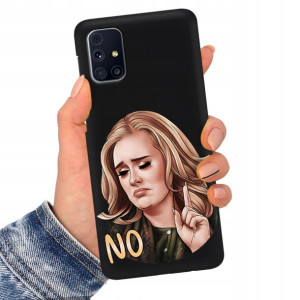 Etui Matowe Czarne do SAMSUNG M31S Serialowe Wzory