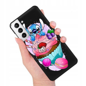 Etui MATOWE Czarne do SAMSUNG S21 PLUS Modne Wzory