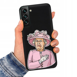 Etui Matowe Czarne do SAMSUNG S22 PLUS Top Wzory