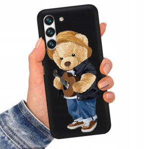 Etui Matowe Czarne do SAMSUNG S22 Serialowe Wzory