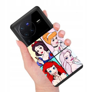 Etui MATOWE Czarne do VIVO X80 PRO Modne Top Wzory