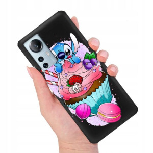 Etui MATOWE Czarne do XIAOMI 12 LITE Modne Wzory