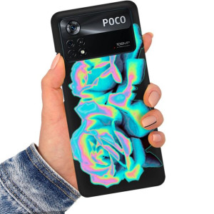 Etui Matowe Czarne do XIAOMI POCO X4 PRO 5G Wzory