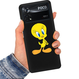 Etui Matowe Czarne do XIAOMI POCO X4 PRO 5G Wzory
