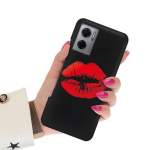 Etui Matowe Czarne do XIAOMI REDMI 10 5G Top Wzory