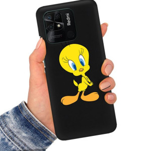 Etui Matowe Czarne do XIAOMI REDMI 10C 4G Wzory