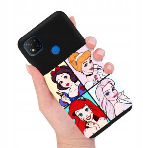 Etui MATOWE Czarne do XIAOMI REDMI 9C Modne Wzory