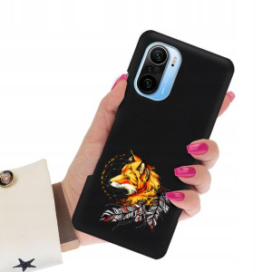 Etui Matowe Czarne do XIAOMI REDMI K40 Case Wzory