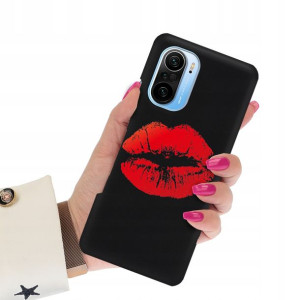 Etui Matowe Czarne do XIAOMI REDMI K40 PRO Wzory