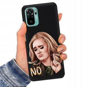 Etui Matowe Czarne do XIAOMI REDMI NOTE 10 4G Wz