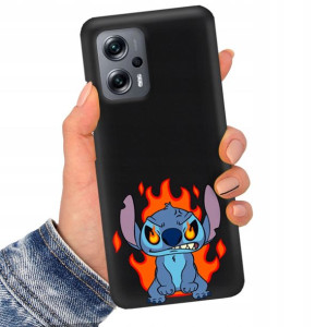 Etui Matowe CZARNE do XIAOMI REDMI NOTE 11T PRO Wz
