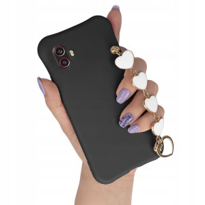 Etui Matowe Czarne Serce do SAMSUNG XCOVER PRO 2
