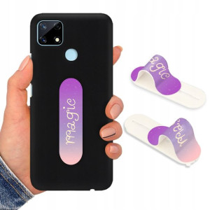 Etui Matowe Czarne Uchwyt do REALME 7I RMX2193 Wz