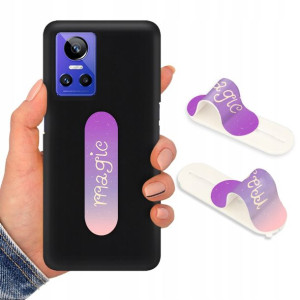 Etui Matowe Czarne Uchwyt do REALME GT NEO 3 5G Wz