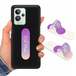 Etui Matowe Czarne Uchwyt do REALME GT2 PRO 5G Wz
