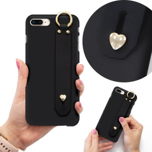 Etui Matowe Czarne z Paskiem do IPHONE 7/8 PLUS