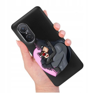 Etui Matowe Czarny do HUAWEI HONOR 50SE Top Wzory