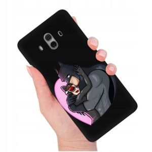 Etui Matowe Czarny do HUAWEI MATE 10 Modne Wzory