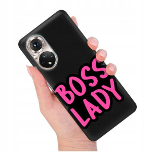 Etui Matowe Czarny do HUAWEI NOVA 9 Modne Wzory