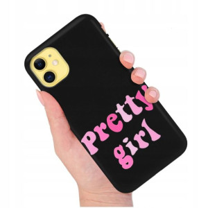 Etui Matowe Czarny do IPHONE 11 Modne Top Wzory