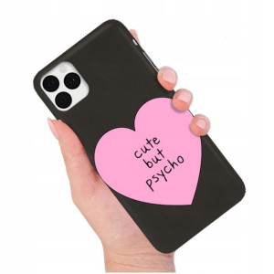 Etui Matowe Czarny do IPHONE 11 PRO Modne Wzory