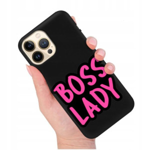 Etui Matowe Czarny do IPHONE 13 PRO MAX Top Wzory