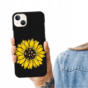 Etui Matowe CZARNY do IPHONE 14 PLUS Zabawne Wzory