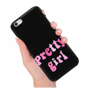 Etui Matowe Czarny do IPHONE 6 Case Modne Wzory