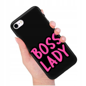 Etui Matowe Czarny do IPHONE 7/8 Modne Top Wzory