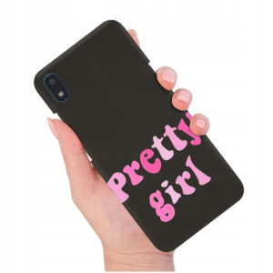 Etui Matowe Czarny do LG K20 Case Modne Top Wzory