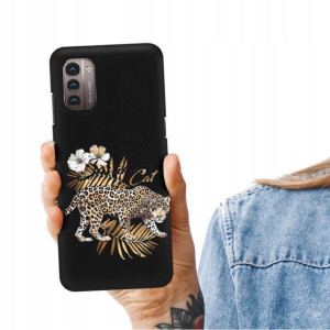 Etui Matowe CZARNY do NOKIA G21 4G Serialowe Wzory