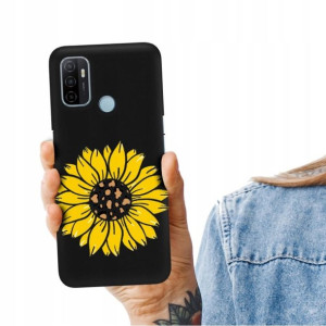 Etui Matowe CZARNY do OPPO A53 2020 Serialowe Wz