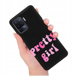 Etui Matowe Czarny do OPPO A94 4G Modne Top Wzory