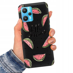 Etui Matowe Czarny do REALME 9 PRO Bajkowe Wzory
