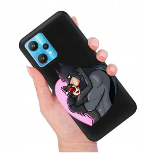 Etui Matowe Czarny do REALME 9 PRO Modne Top Wzory