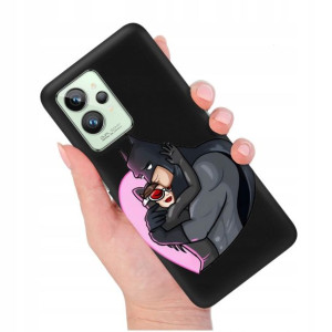 Etui Matowe Czarny do REALME GT2 PRO 5G Top Wzory