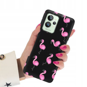 Etui Matowe Czarny do REALME GT2 PRO 5G Top Wzory