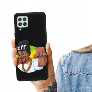 Etui Matowe CZARNY do SAMSUNG A22 4G Snoop Dog Wz
