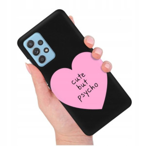 Etui Matowe Czarny do SAMSUNG A33 5G Modne Wzory