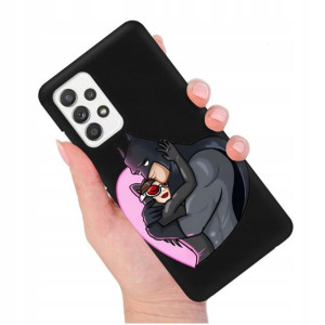 Etui Matowe Czarny do SAMSUNG A52 5G Modne Wzory