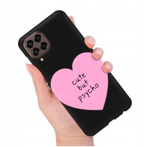Etui Matowe Czarny do SAMSUNG M33 5G Modne Wzory