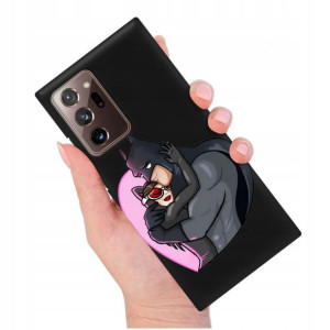 Etui Matowe Czarny do SAMSUNG NOTE 20 ULTRA Wzory