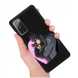 Etui Matowe Czarny do SAMSUNG S20FE Modne Wzory